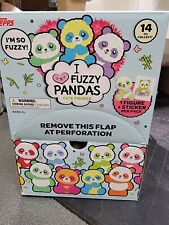 2021 Topps I Love Fuzzy Pandas 12 Pack Box 1 Figure and 1 Sticker Per Pack  picture