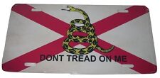 Alabama Gadsden Flag License Plate 6 X 12 Inches New Aluminum picture