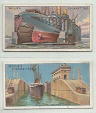 1927 W.D. & H.O. WILLS - ENGINEERING WONDERS (2 CARDS)  picture