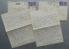 Two 1939 Letters sent from Nashville TN to girl in Poughkeepsie NY  picture