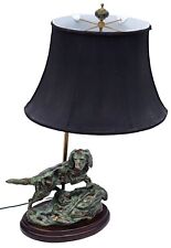 Nice Home Decoration Bronze English Pointing Setter End Table Dog Lamp picture