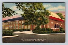 Lakeside OH-Ohio, Hoover Auditorium, Antique, Vintage Souvenir Postcard picture