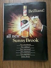 1965 Sunny Brook Whiskey Ad Brilliant All New picture