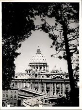 LG350 1966 Original UPI Photo ST PETER'S BASILICA FROM JANICULUM HILL ROME ITALY picture