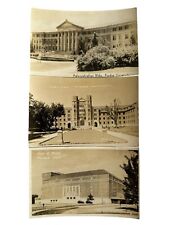 Antique RPPC Purdue University Postcard Ephemera Early 1900s Set Of Three Sepia picture