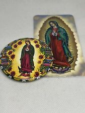 Pin Boton 2.5” Virgen de Guadalupe con Estampa con Oracion picture