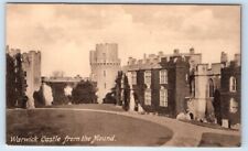 WARWICK Castle from the mound ENGLAND UK Postcard picture