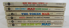 Lot of 6 Vintage MAD Magazine Paperback  Books  Alfred E Neumann Sing Along book picture