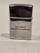 Vintage Remembrance Wind Master Flip-Top Lighter , Dick Martin . RARE picture