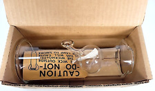 NIB - Vintage Wolfard Hand Blown Clear Glass 9