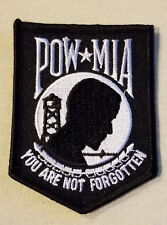 POW MIA YOU ARE NOT FORGOTTEN PATCH - MADE IN THE USA picture