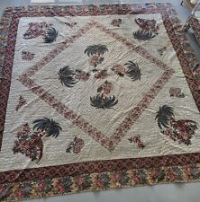 ANTIQUE 19THC RARE BRODERIE PERSE QUILT picture