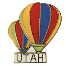 Vintage Utah Hot Air Balloons Travel Souvenir Pin picture
