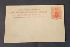 1890s Great Britain Ireland Victorian Unused Blank Penny Postcard Low Shipping picture