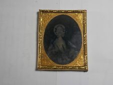 Vintage Antique Ambrotype Photograph Woman in Dress in Frame picture