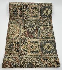 Vintage Tapestry Table Runner Ornate Design Unique Multicolor Blue Green Red picture