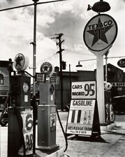 8x10 Print Historic Gasoline Station 11 Cents Per Gallon 1936 #GS36 picture