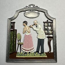 Wilhelm Schweizer Pewter THE DOCTOR Wall Hanging Hand Painted Ornament PC01 $82 picture