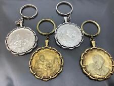 Vintage Keyring Collection of 4 Keychain BIRTH OF ISRAEL Ancien Porte-Clé MEDALS picture