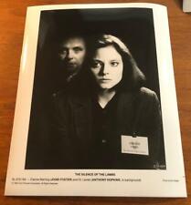 The Silence Of The Lambs 1990 Original Movie Press Photo Publicity Still Foster picture