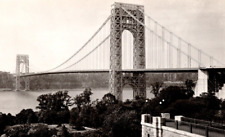 RPPC George Washington Bridge In New York City NY Vintage Postcard picture