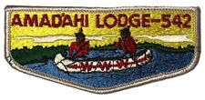 Amad'ahi Lodge 542 Forest Lakes Council PA S2 Vigil Flap WHT Bdr (YX2519) picture