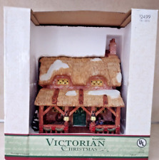 NEW SANTA'S WORKBENCH COLLECTION Victorian Series Thatcher's Cottage Lights Up picture