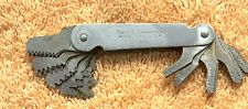 Vintage Starrett Early No. 7 Thread Pitch Gage. picture
