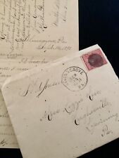 1891 Sept 14 Antique Victorian  Friend Letter From Selinsgrove To Hughesviile PA picture