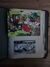 1930s Scrapbook Album 40 pages cartoons, animals baby pictures picture