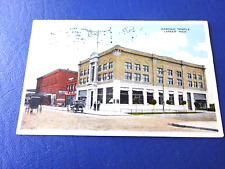 1916 Postcard, Masonic Temple, Lapeer, Mi picture