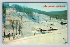 Seven Springs PA-Pennsylvania, Seven Springs Ski Resort, Vintage Postcard picture