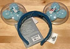 Disney Mickey Mouse Snowman Balloon Light-Up Ear Headband for Adults  picture