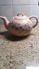 Beautiful Vintage Himark Peach Floral Teapot Made in Taiwan picture