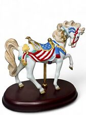 Pride of America Porcelain Carousel Horse by Lenox ~ 1991 ~ Handpainted picture