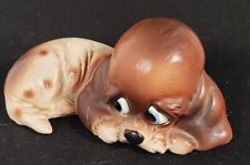 Vintage Dog Figurine Statue Beagle Hound Bernard Pointer Big Sad Eyes 4