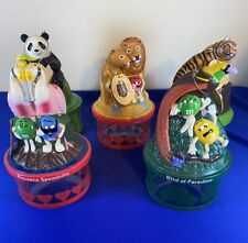 2005 M&M's Wild Adventures Endangered Wildlife Coin Banks Lot Of 5 picture