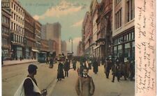 NYC Fourteenth Street East From Sixth Hand Colored Rotograph 1905 New York City  picture