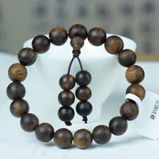 Boutique 10mm Cambodia Wild Agarwood Bracelet Mala Meditation Prayer Beads 菩萨棋沉香 picture