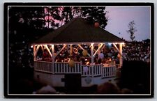 Chatham Bandstand Massachusetts Gazebo Night View Mass MA Vintage UNP Postcard picture