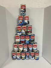 complete 21 can set 1970s schmidt scenic cans* great display/mancave* very nice picture