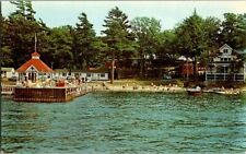 1950'S. THE EDGEWOOD RESORT. ALEXANDRIA BAY, NY. POSTCARD EE5 picture
