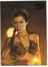 Star Wars Galaxy 7 2012 Trading Card 4 PRINCESS LEIA A DIFFERENT SIDE OF LEIA NM picture