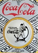 Vintage 1 oz Fine Silver Coca-Cola® Batter Up Colorized Round in TEP picture