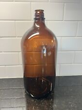 Vintage Duraglass Brown Bottle - Amber . Unique/rare design picture