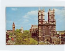 Postcard Westminster Abbey and Big Ben, London, England picture