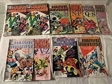 Official Handbook of the Marvel Universe Comic Books #7-15 Lot Of 10,  1983 1984 picture