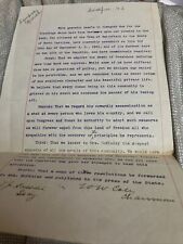 Smithfield NC Resolution President McKinley Assassination Expel Sympathizers picture