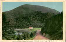 Postcard: Chemin de Gaspé-Gaspe Highway and Hillside at Grand E'tang, picture