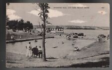 Swimming Pool  City Park Belfast ME Collotype  Postcard Posted 1951 picture